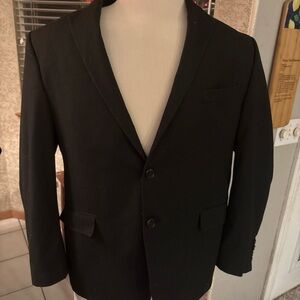 Black Classic Sport Coat with Tailored Fit by Lauren Ralph Lauren